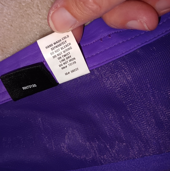 Frederick’s of Hollywood ~ Purple Satin Lace Strapless Corset – Size 34 - Picture 6 of 9